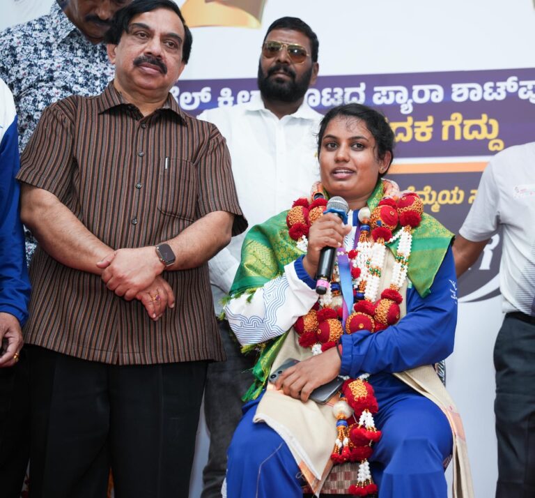 ಕಾಮನ್‍ವೆಲ್ತ್ ಕ್ರೀಡಾಕೂಟದ ಕಂಚಿನ ಪದಕ ವಿಜೇತೆ ಪ್ಯಾರಾ ಅಥ್ಲೀಟ್ ಕೆ.ಎಸ್ ಶಿಲ್ಪಾಗೆ 15 ಲಕ್ಷ ನಗದು ಬಹುಮಾನ ಹಾಗೂ ಸರ್ಕಾರಿ ಗ್ರೂಪ್ ಬಿ ಹುದ್ದೆ